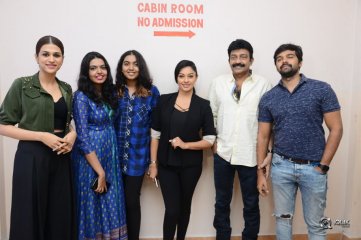 PSV Garuda Vega Movie Team At Bhramaramba Theater